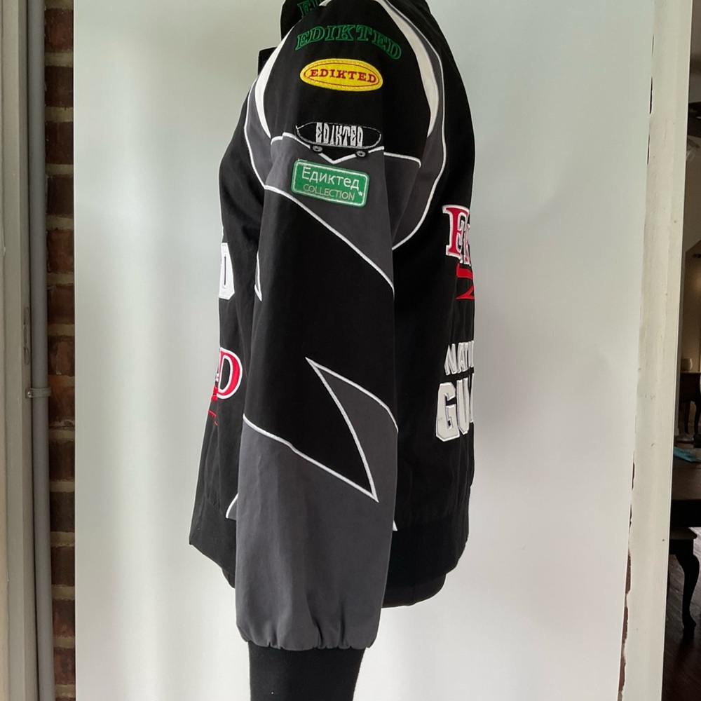 Edikted Rally Patch Racing Car Jacket Size Small - Picture 4 of 7